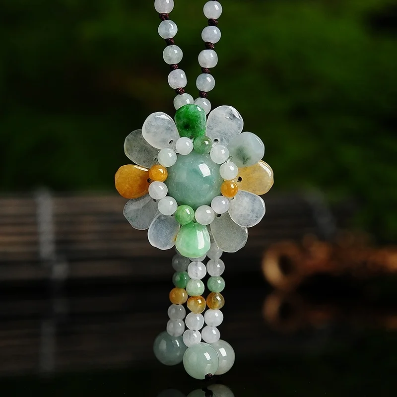 Necklaces - Chứng Nhận Ngọc Miến Điện Hoa