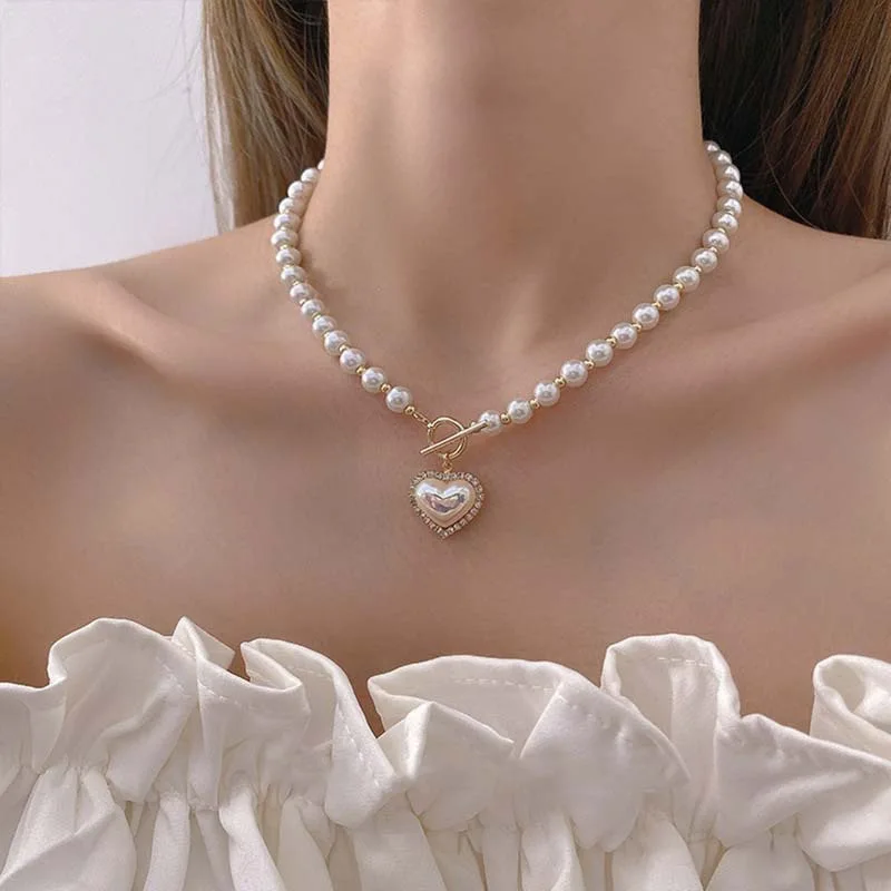 New Vintage Imitation Pearl Ch - đánh giá và giá Pearl Choker Necklace Vintage