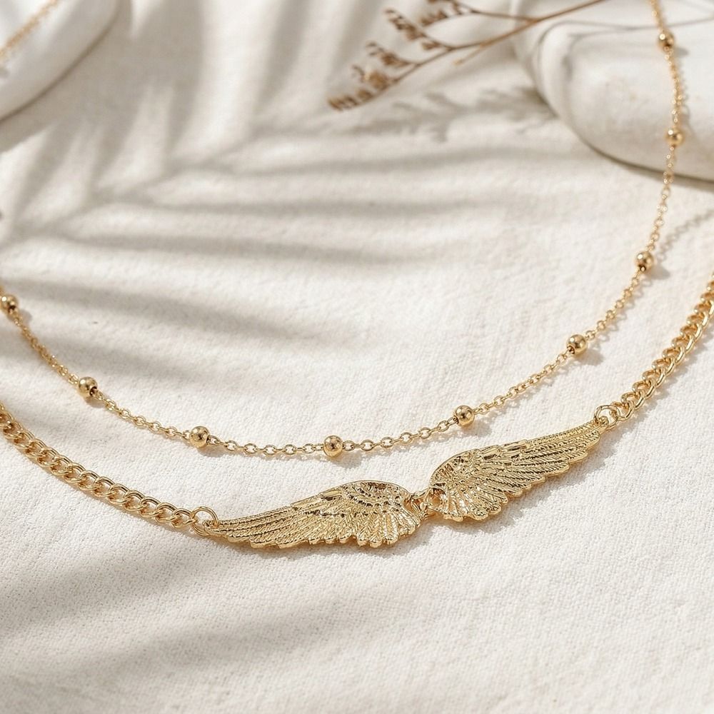 Gift Elegant Double Layer Wing - đánh giá và giá Body Jewelry