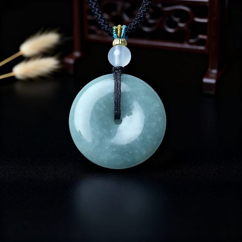 New Real Natural Jade Donut Pi - đánh giá và giá Necklaces
