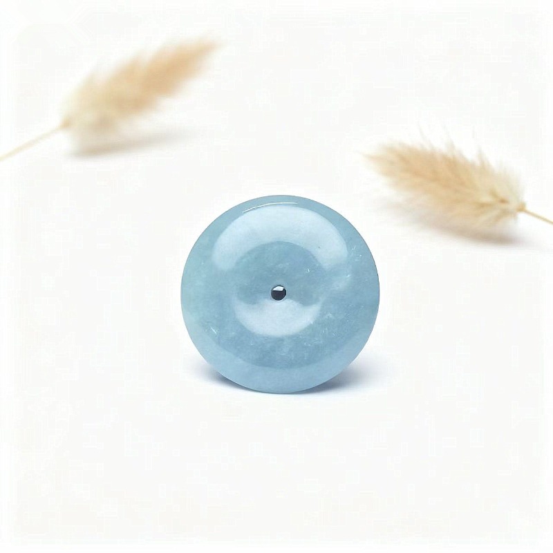 New Real Natural Jade Donut Pi - đánh giá và giá Necklaces