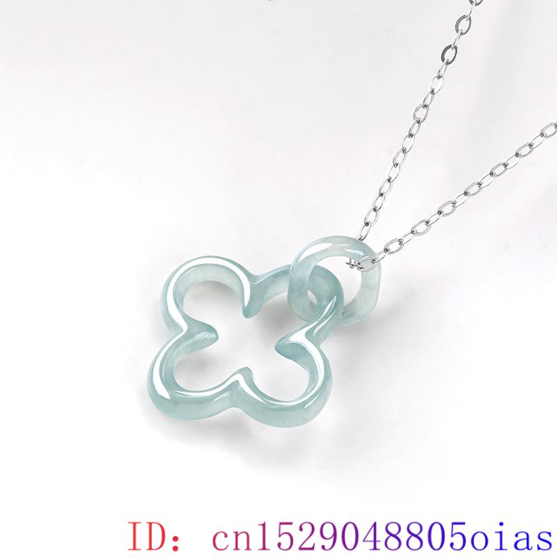 Blue Myanmar Jadeite Four Leaf - đánh giá và giá Necklaces
