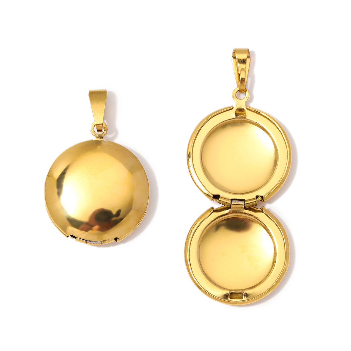 3pcs/Lot Wholesale Stainless S - đánh giá và giá Heart Locket Necklace Photo