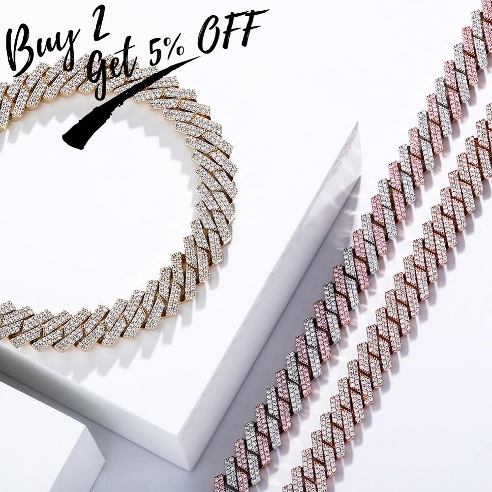 TOPGRILLZ 12Mm/14Mm Đá Micro M - đánh giá và giá Cuban Link Chain 12Mm