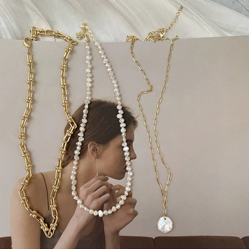 Pháp Retro Liên Kết Dây Chuyền - đánh giá và giá Pearl Choker Necklace Vintage
