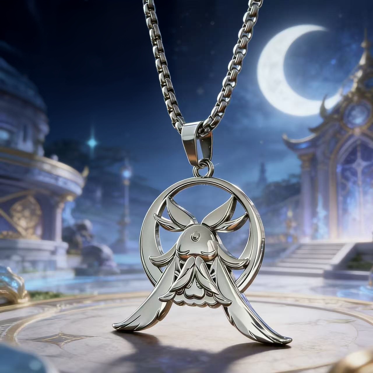 Game Genshin Impact Columbina  - đánh giá và giá Anime Pendant Necklace