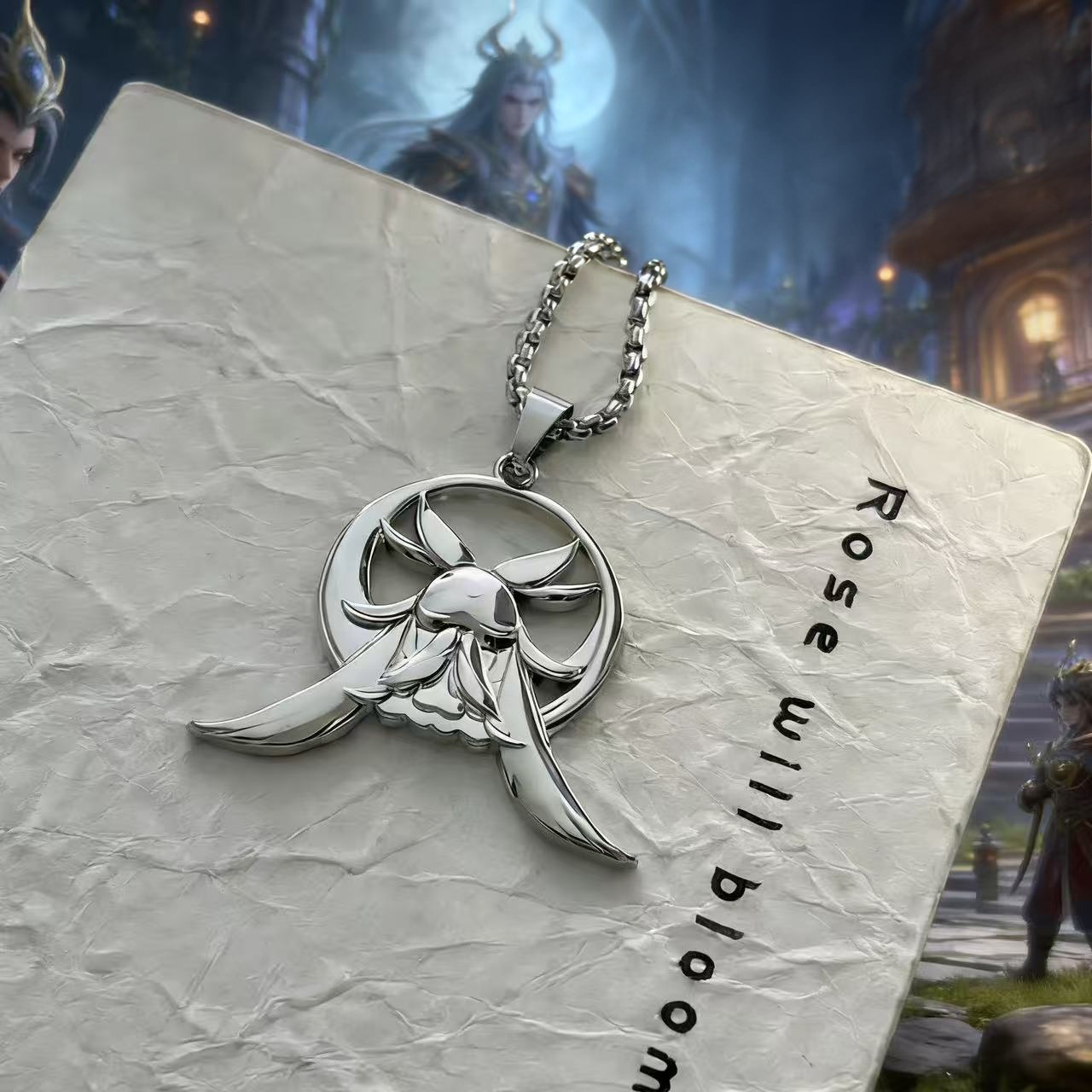 Game Genshin Impact Columbina  - đánh giá và giá Anime Pendant Necklace