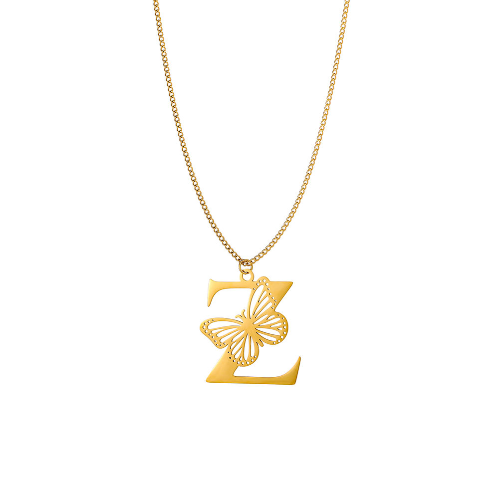 CARLIDANA Dainty 18K Gold Plat - đánh giá và giá Initial Letter Necklace 18K Gold